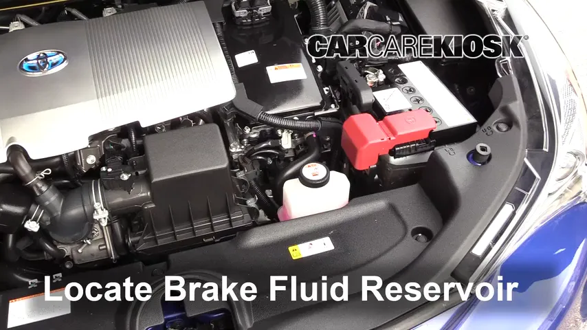 2017 Toyota Prius Four 1.8L 4 Cyl. Brake Fluid Add Fluid